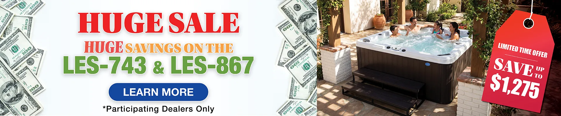 Calspas hot tub being used in a family setting - Stcharles